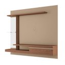 Ver imagem 3 de Painel para TV até 55 Polegadas com 160CMX136CM LED Prateleira de Denver Marrom Fendi/Freijó
