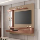 Ver imagem 6 de Painel para TV até 55 Polegadas com 160CMX136CM LED Prateleira de Denver Marrom Fendi/Freijó