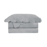 Colcha Velvet Neo Casal Cinza Limestone 220x240 Camesa - 3