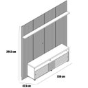 Ver mais imagens de Painel para Tv 75 Polegadas Composição Bancada Prestigio Cumaru