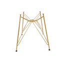 Ver imagem 1 de Base de Mesa Eames Eiffel Ferro Torre Cor Dourado Fosco de Jantar ou Cozinha 4-6 Lugares Poltronas D