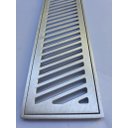 Ver imagem 2 de Grelha Ralo Linear 20x50 modelo Reforçado Diagonal - Aluminio - Ficone Reis