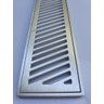 Grelha Ralo Linear 20x50 modelo Reforçado Diagonal - Aluminio - Ficone Reis - 2