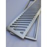 Grelha Ralo Linear 20x50 modelo Reforçado Diagonal - Aluminio - Ficone Reis - 3