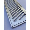 Grelha Ralo Linear 20x50 modelo Reforçado Diagonal - Aluminio - Ficone Reis - 4