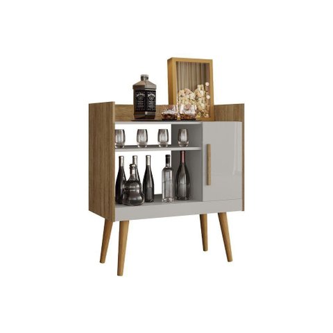 Aparador Café Ii Cinamomo com Off-white - Bechara