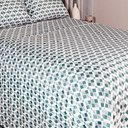 Ver imagem 4 de Jogo de Cama Duplo Casal 4 Peças 140 Fios 250x220cm Cael Realce Premium - Sultan