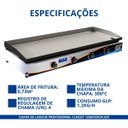 Ver imagem 4 de Chapa de Lanche Profissional Classic 125x50cm Jcn