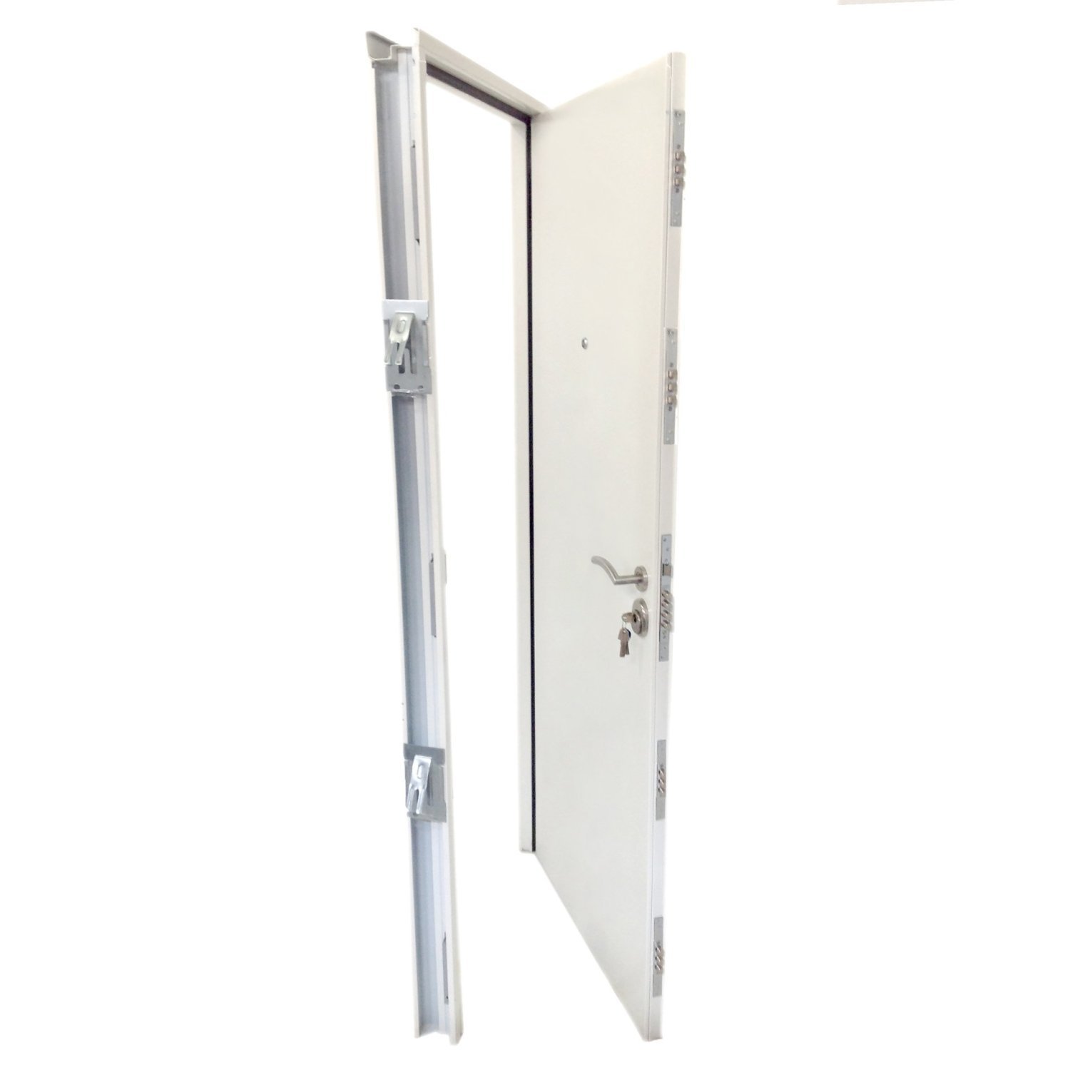 Porta de Segurança Lisa 210x90cm Anti Arrombamento THT Portas de Segurança - 1