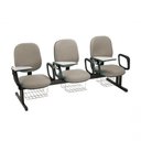 Ver imagem 1 de Cadeira em Longarina para Escolas Linha Uno Bege