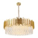 Ver imagem 2 de Lustre Pendente Skylight Fancy 3013l Dourado Redondo 80 G9 Bivolt Dourado/transparente Sky-3013l