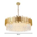 Ver imagem 3 de Lustre Pendente Skylight Fancy 3013l Dourado Redondo 80 G9 Bivolt Dourado/transparente Sky-3013l