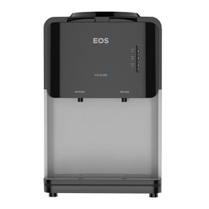 Bebedouro de Mesa para Garrafão Eos Mineralle Compacto com Compressor Preto Ebc03p 220v