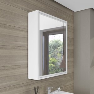Espelheira para Banheiro 1 Porta Blanc
