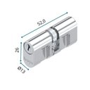 Ver imagem 3 de Fechadura Haga - Pratika - Roseta 526 - Externa - 4863b