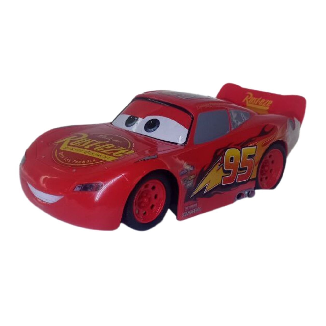 Carro de Controle Remoto Grande - Disney Cars Relampago McQueen