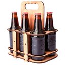 Ver imagem 2 de Porta Garrafa Mdf 6 Lugares Suporte Cerveja