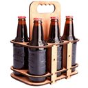 Ver imagem 1 de Porta Garrafa Mdf 6 Lugares Suporte Cerveja