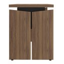 Ver imagem 3 de Mesa para Escritório Home Office 125cm Corp A06 Nogal/preto - Mpozenato