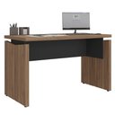Ver imagem 4 de Mesa para Escritório Home Office 125cm Corp A06 Nogal/preto - Mpozenato