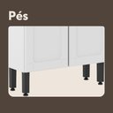 Ver imagem 5 de Armário Paneleiro de Aço 6 Portas Linha Colors Bertolini Branco