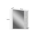 Ver imagem 4 de Espelheira para Banheiro 1 Porta Bia Branco