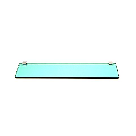 Porta Shampoo Reto em Vidro Verde Lapidado - Aquabox - 40cmx9cmx8mm