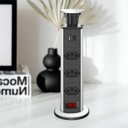 Ver imagem 2 de Torre de Tomada para Bancada Embutir Retrátil com 3 Tomadas