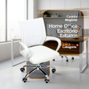 Ver imagem 4 de Kit 6 Cadeiras de Escritório Begonia Mesh Ergonômico Branco + E-book