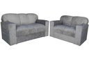 Ver imagem 1 de Conjunto Sofá 3 e 2 Lugares Xaropinho Suede Cinza