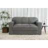 Conjunto Sofá 3 e 2 Lugares Xaropinho Suede Cinza - 2