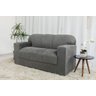 Conjunto Sofá 3 e 2 Lugares Xaropinho Suede Cinza - 3