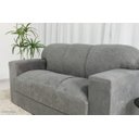 Ver imagem 4 de Conjunto Sofá 3 e 2 Lugares Xaropinho Suede Cinza