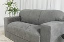 Ver imagem 4 de Conjunto Sofá 3 e 2 Lugares Xaropinho Suede Cinza