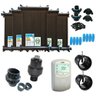Aquecedor Solar Piscina Kit 7placas 2Mt+Controlador+Válvulas - 1