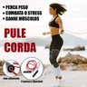 Kit 4 Cordas de Pular Regulável com Rolamento - Preto Spank - 5