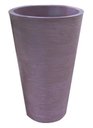 Ver imagem 1 de Vaso Planta 75x50 Redondo Cônico Polietileno - MARROM CHOCOLATE 020