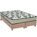 Ver imagem 1 de Cama Box Queen: Colchão Ortopédico Paropas D33 Pasquale Wave Clean + Base Crc Suede Clean (158x198