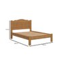 Cama de Casal Munique P/ Colchão 188x138cm Camas Fenix - 3