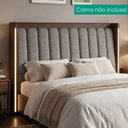 Ver imagem 2 de Cabeceira Queen 160 cm Lumina LED com Frame Linho Tca 208 Corino Tcs 721 Peer