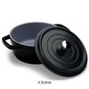 Ver imagem 6 de Cacarola Redonda 25,4x11cm 4,3l Pa9000-24pr Hercules na Cor Preta