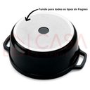 Ver imagem 5 de Cacarola Redonda 25,4x11cm 4,3l Pa9000-24pr Hercules na Cor Preta