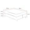 Cama Box Queen + Colchão de Molas Ensacadas Ortobom AirTech SpringPocket 158cm - 2