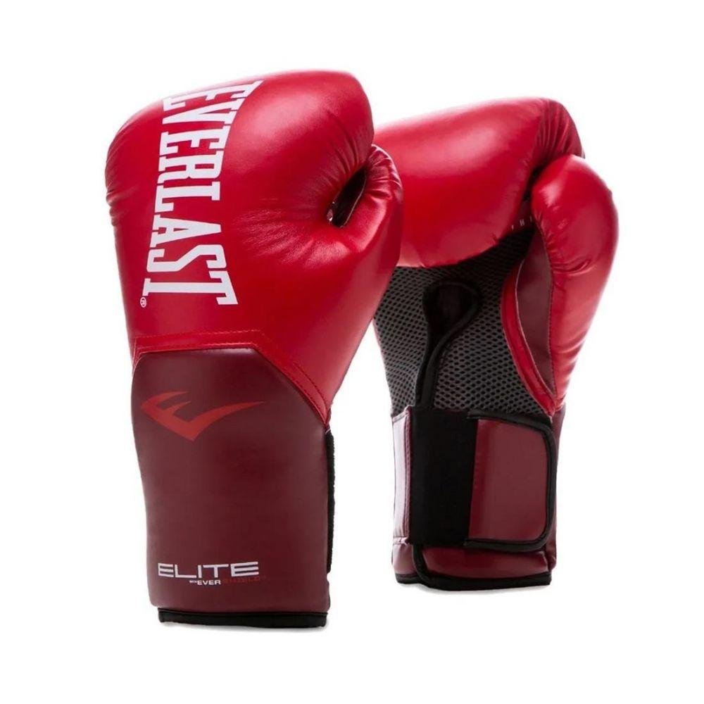 Luva de Boxe e Muay Thai Pro v2 12oz Everlast vermelho  - 5