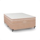 Ver imagem 7 de Cama Box Viúva Bege + Colchão Paris Molas Ensacadas Bege Bege/bege