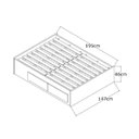 Ver imagem 3 de Cama de Casal Turca com 4 Gavetas 