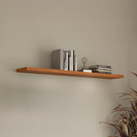 Prateleira MDF para Painel de TV com Suporte Invisível 1,50m Dalla Costa-Freijó