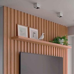 Prateleira Mdf para Painel de Tv com Suporte Invisível 1,50m Tb184 Dalla Costa-freijó - 5