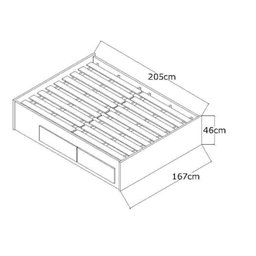 Cama Queen Turca com 4 Gavetas 2228  - 3