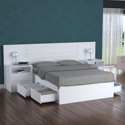 Cama Queen Turca com 4 Gavetas 2228  - 1